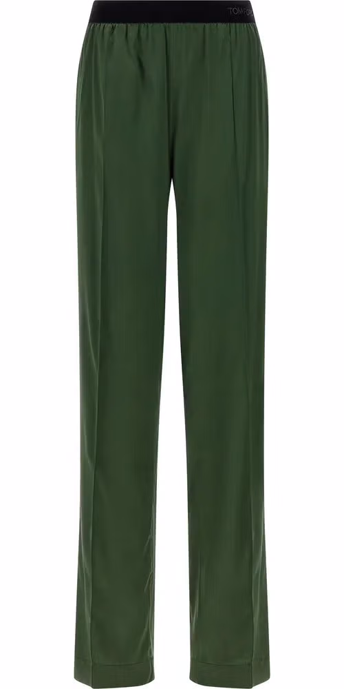 Tom Ford Bicolor Silk Casual Pants