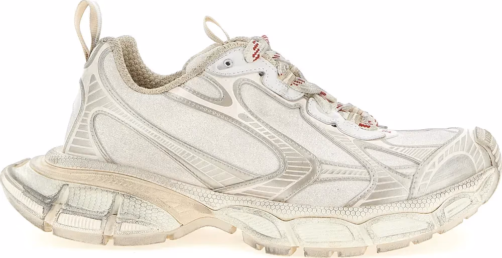 Balenciaga Silver Polyethylene Athletic Sneakers