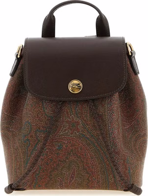 Multicolor Cotton Backpack