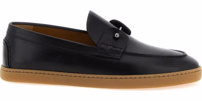 Black Calfskin Slip-On Loafers