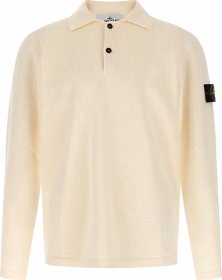 Beige Cotton Polo Shirt