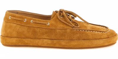 Brown Calfskin Slip-On Loafers