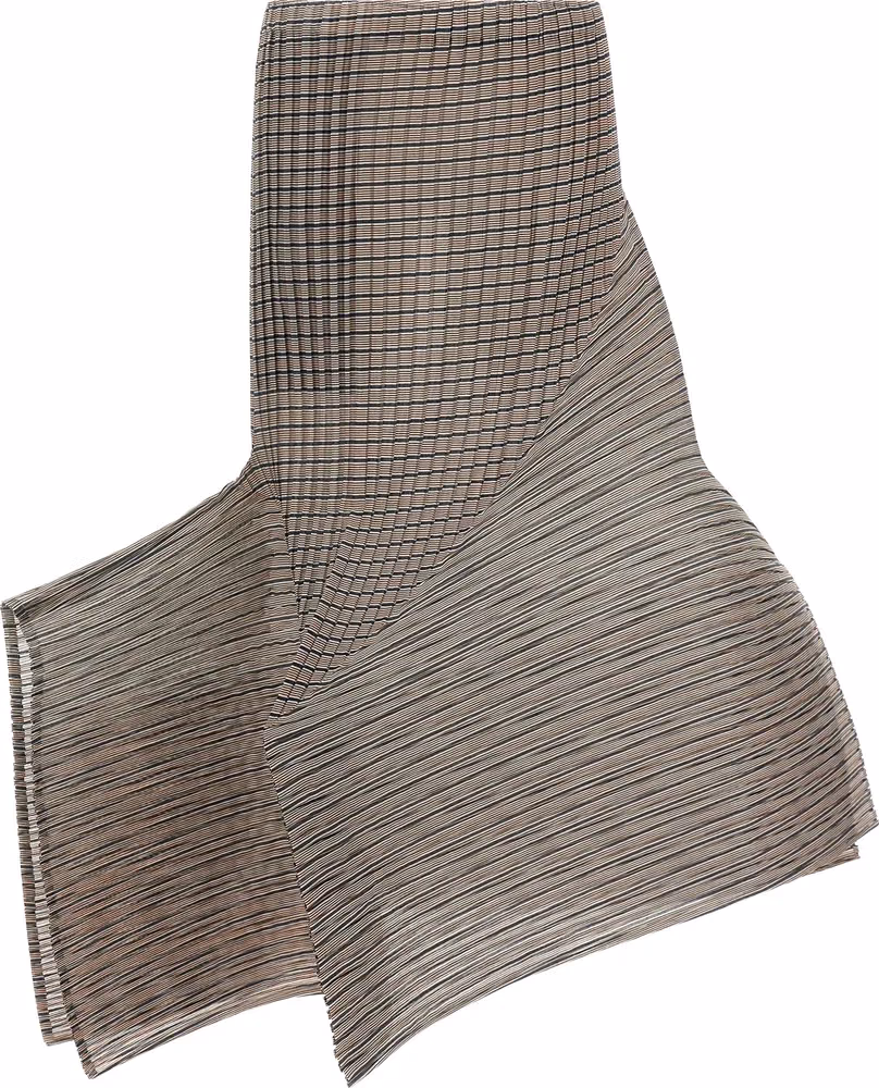 Issey Miyake Brown Polyester Mini Skirt