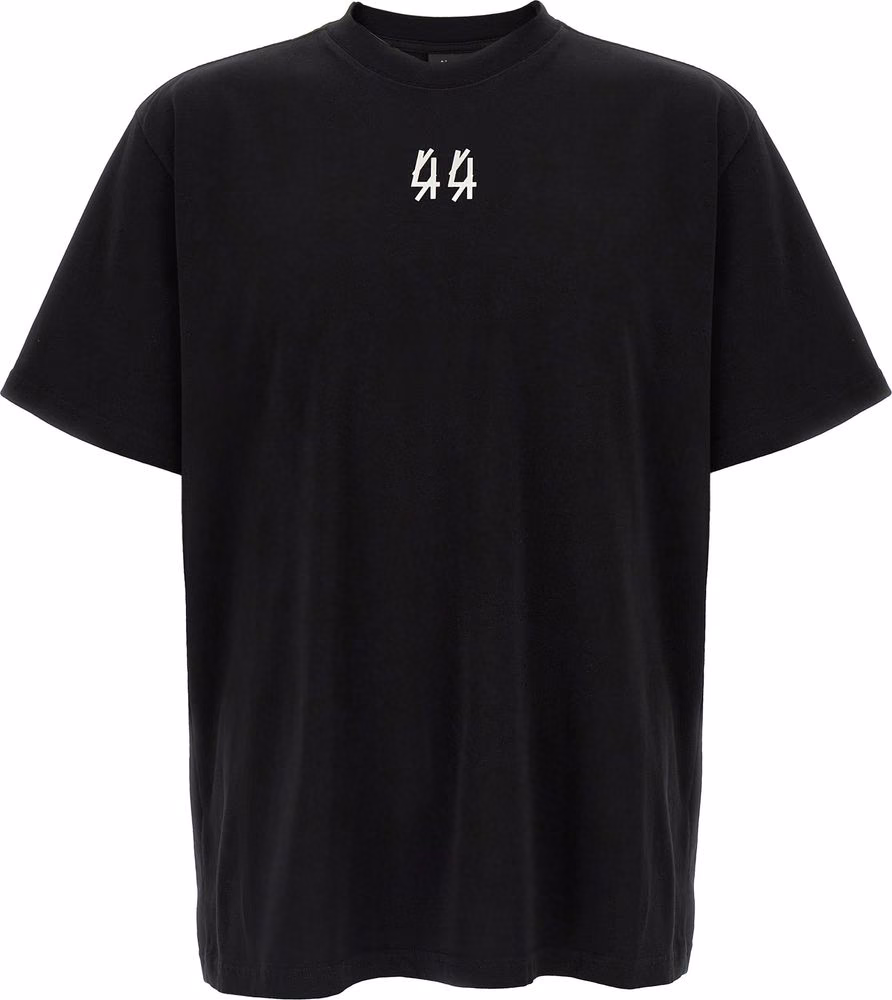 44 Label Group Black Cotton T-Shirt