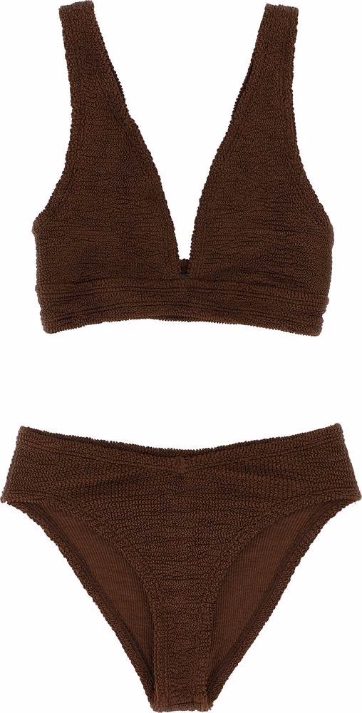 Hunza G Brown Polyamide Bikini