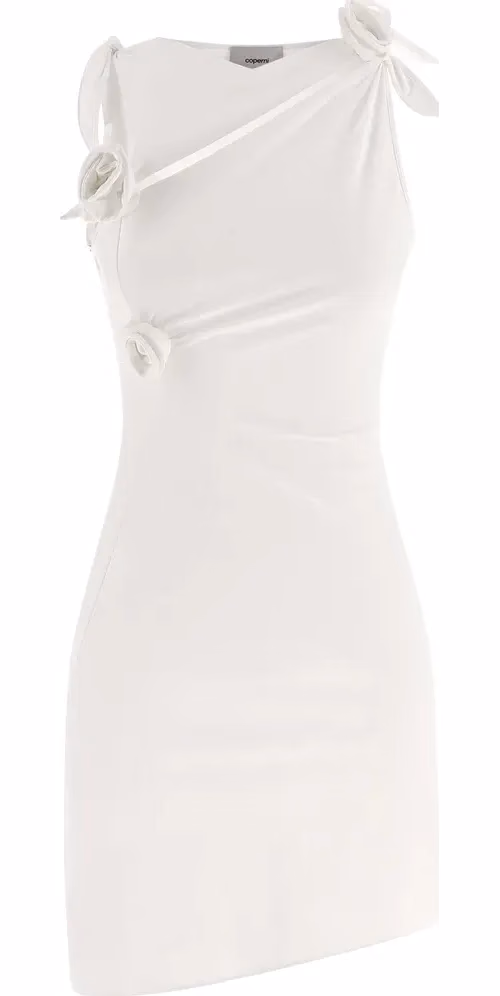 Coperni White Polyamide Short Dress
