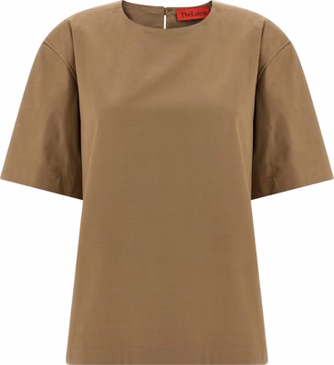 Brown Cotton T-Shirt