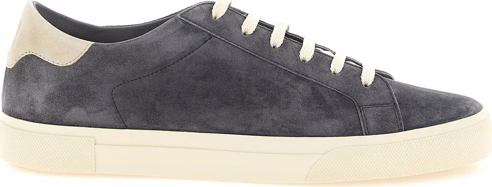 Brunello Cucinelli Gray Calfskin Sneakers
