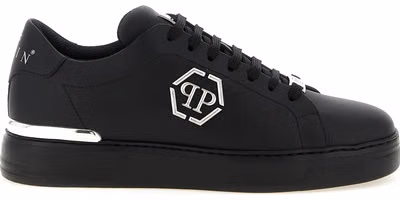 Black Calfskin Low Top Sneakers