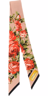Multicolor Silk Foulard