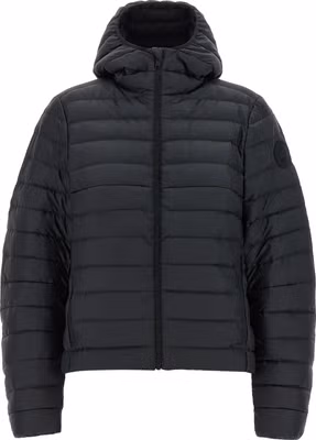Black Polyamide Full-Length Jacket
