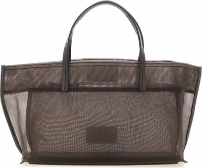 Brown Polyamide Tote Bag