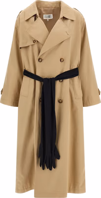 Beige Cotton Coat