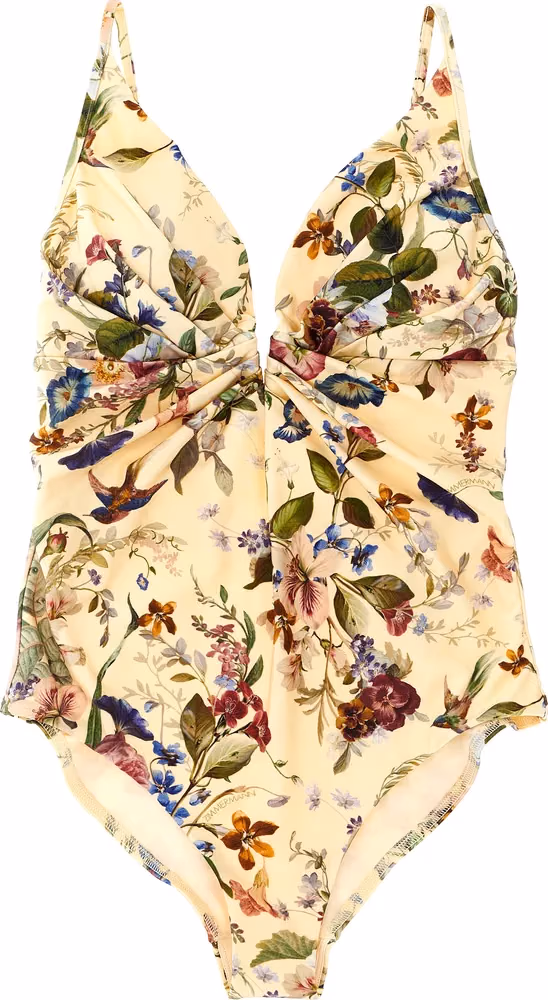 Zimmermann Multicolor Polyamide One-Piece Swimsuit