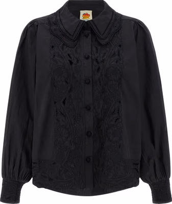 Black Cotton Blouse