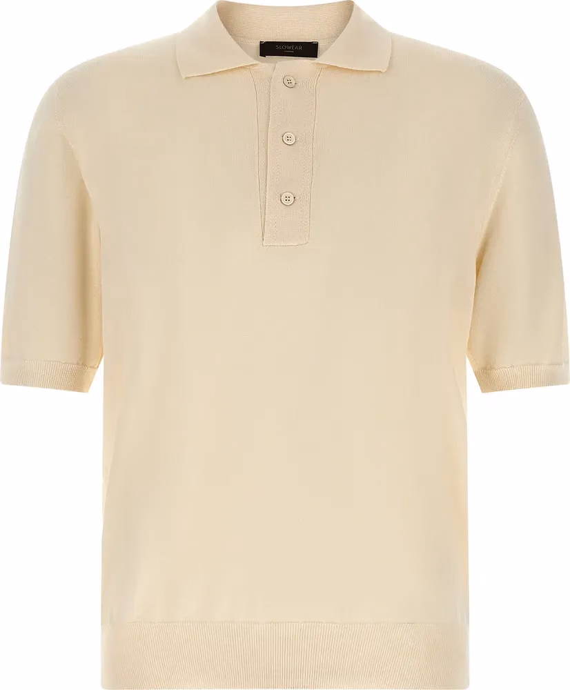 ZANONE Beige Cotton Polo Shirt