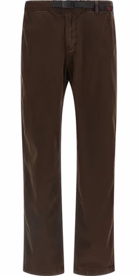 Brown Cotton Casual Pants