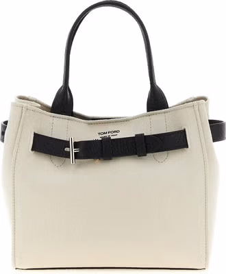 Bicolor Cotton Tote Bag