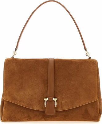 Brown Goatskin Shoulder Bag