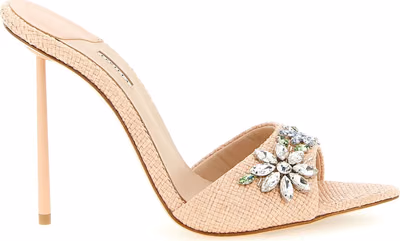 Multicolor Polyamide Stiletto Heel Sandals