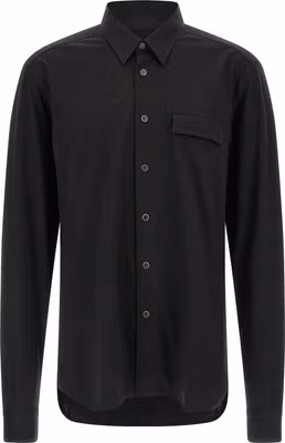 Black Cotton Blouse