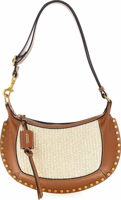 Brown Calfskin Shoulder Bag