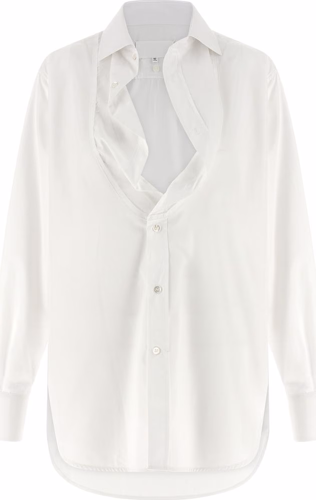 Maison Margiela White Cotton Blouse
