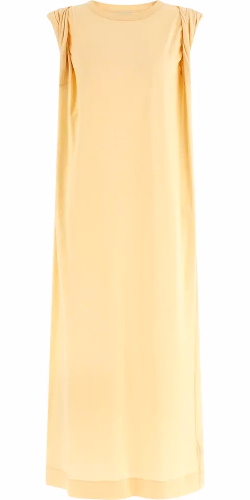 Dries Van Noten Bicolor Cotton Long Dress