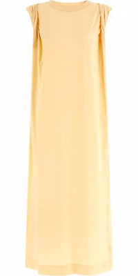 Bicolor Cotton Long Dress