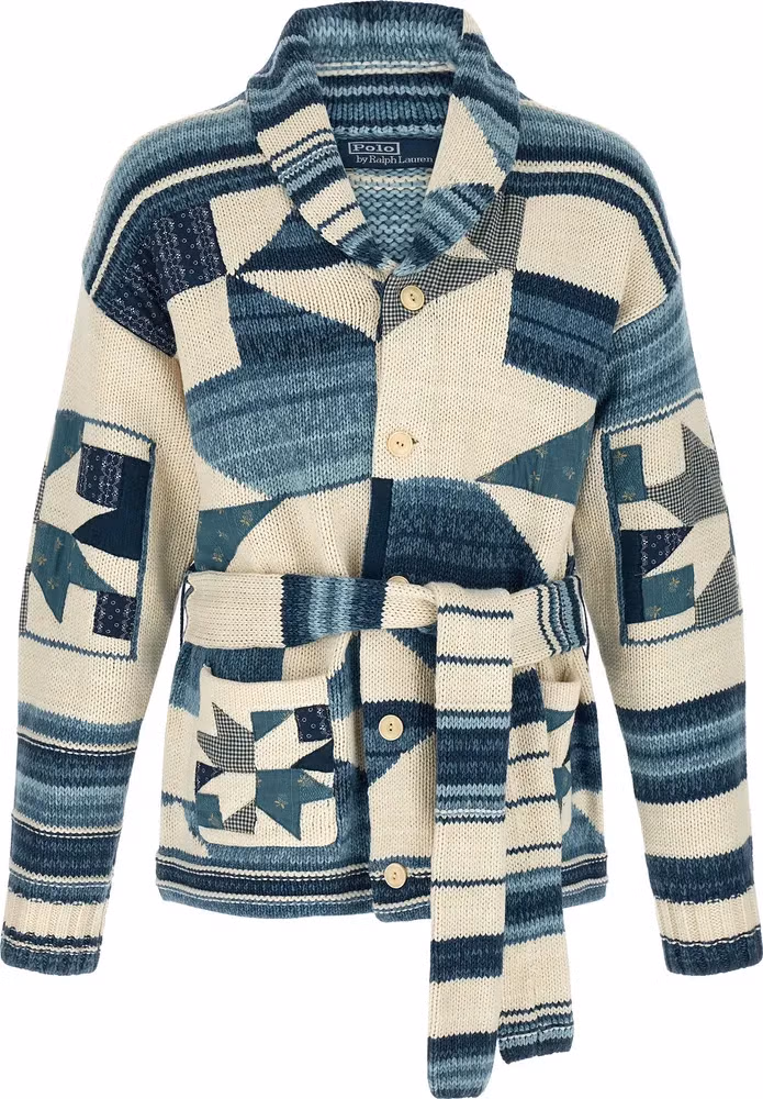 Polo Ralph Lauren Blue Cotton Cardigan