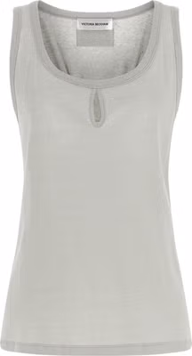 Gray Cotton Tank Tops