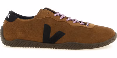 Brown Calfskin Low Top Sneakers