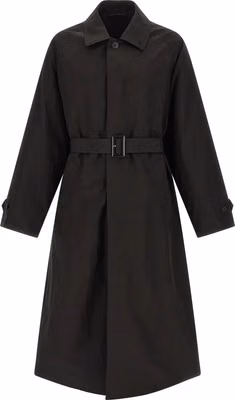 Black Polyester Coat