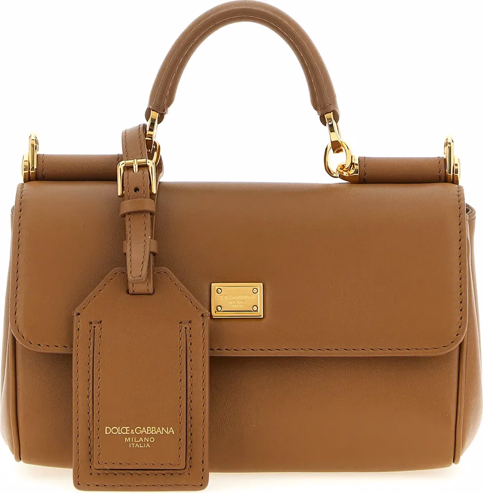 Dolce & Gabbana Brown Calfskin Handbag