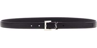 Black Calfskin Regular Belt