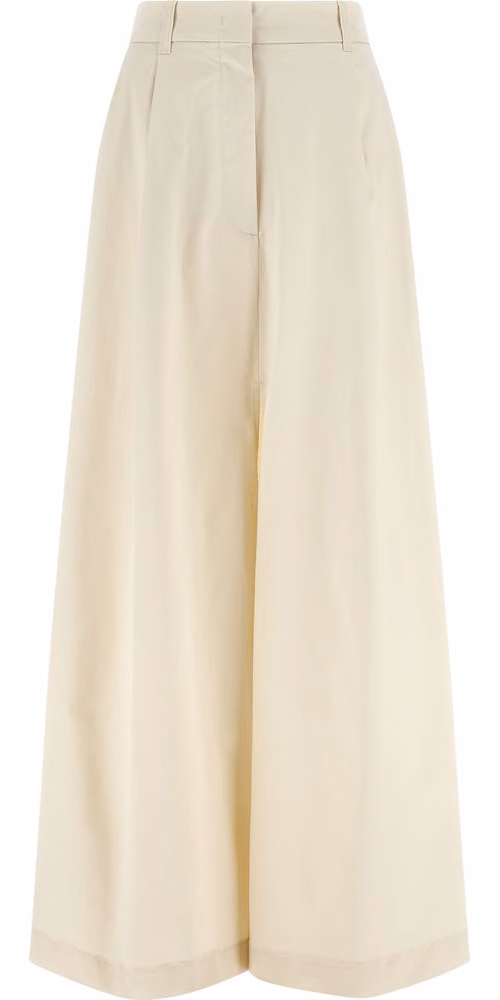 THELATEST Beige Cotton Mini Skirt