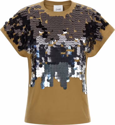 Brown Cotton T-Shirt