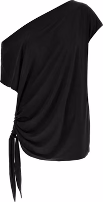 Black Polyamide Casual Dress