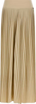 Beige Polyester Athletic Pants