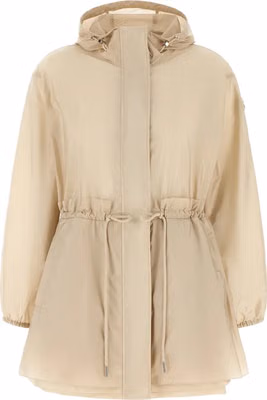 Beige Polyamide Shell Jacket