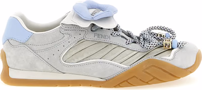 Gray Calfskin Athletic Sneakers