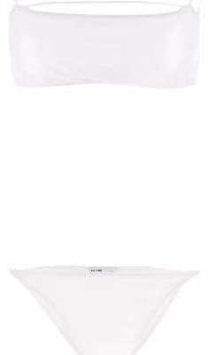 White Polyester Bikini