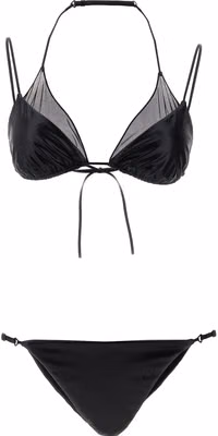Black Polyester Bikini
