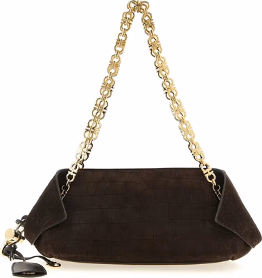Brown Goatskin Shoulder Bag
