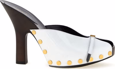 Bicolor Calfskin High Heel Pumps