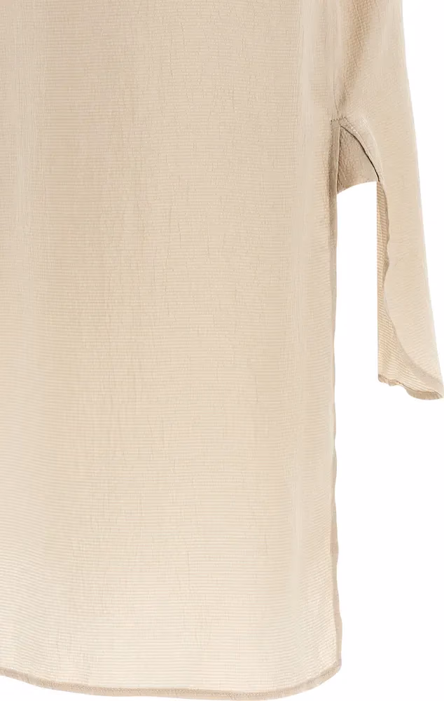 MAISON JEJIA Beige Polyester Blouse