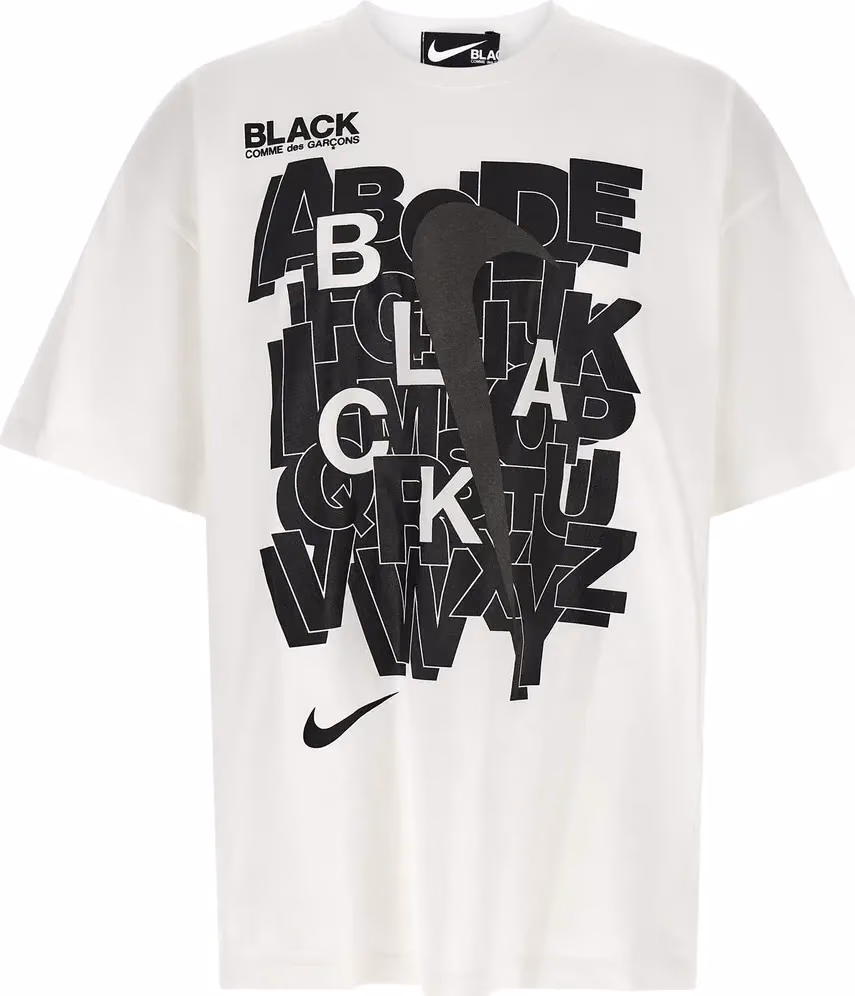 Comme Des Garçons White Cotton T-Shirt