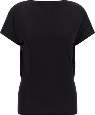 Black Viscose T-Shirt