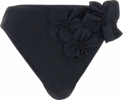 Black Recycled Polyamide Bikini