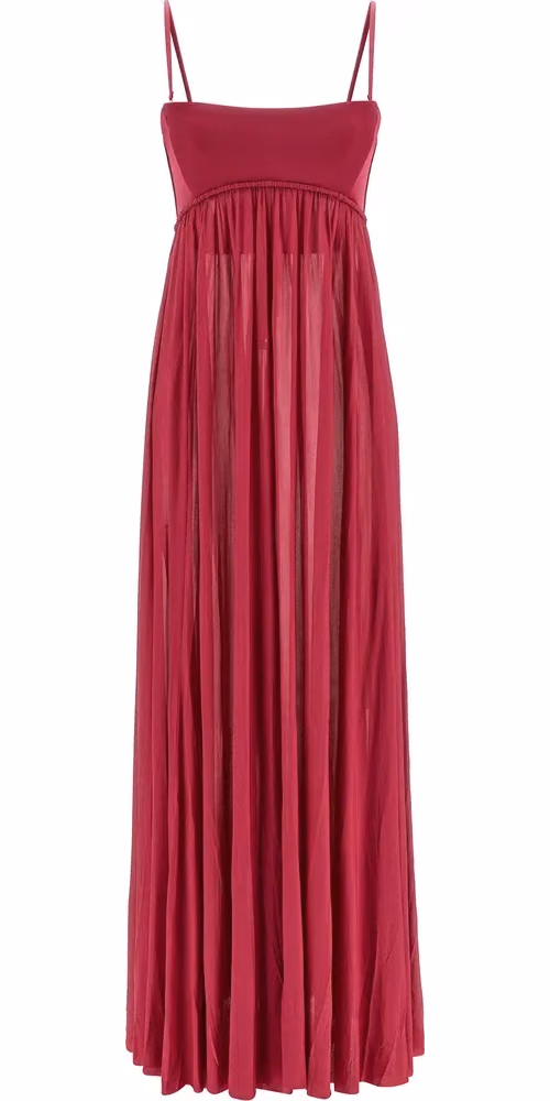 Zimmermann Fuchsia Viscose Long Dress